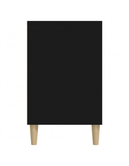 Scarpiera Nera 102x36x60 cm in Legno Multistrato