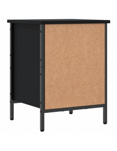 Scarpiera Nera 38x35x50 cm in Legno Multistrato