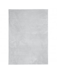 Tappeto a Pelo Corto HUARTE Morbido e Lavabile Grigio 160x230cm