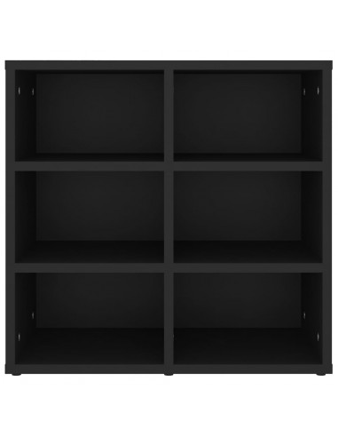 Scarpiera Nera 52,5x30x50 cm