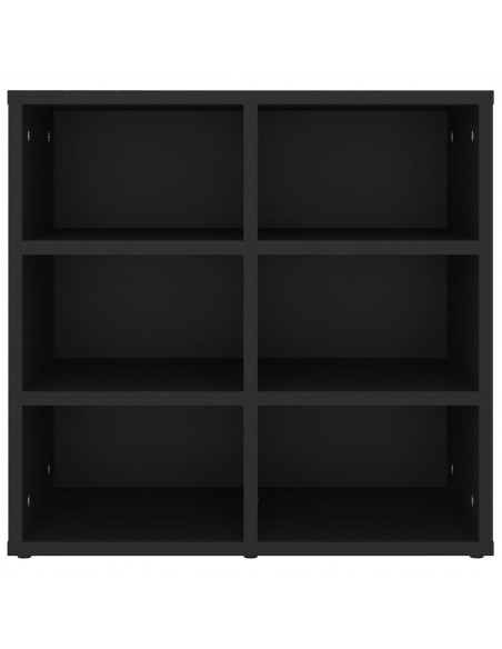 Scarpiera Nera 52,5x30x50 cm