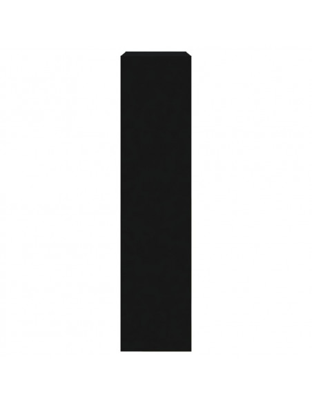 Scarpiera Nera 60x21x87,5 cm in Legno Multistrato