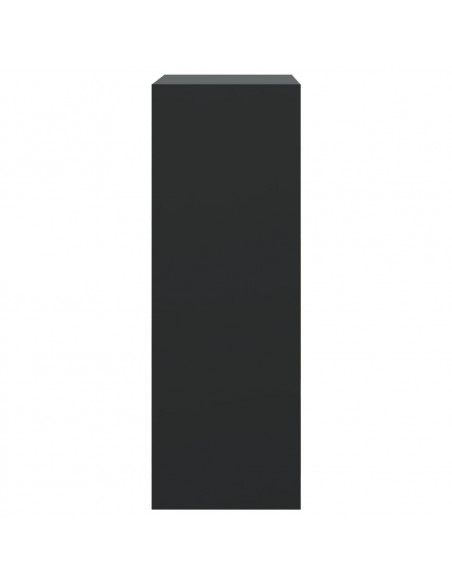 Scarpiera Nera 60x34x96,5 cm in Legno Multistrato