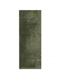Tappeto Pelo Corto HUARTE Morbido Lavabile Verde Bosco 80x200cm