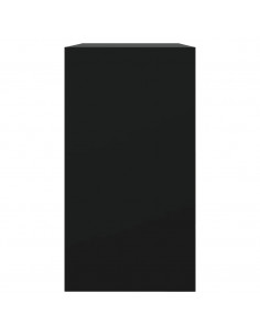 Scarpiera Nera 80x34x63 cm in Legno Multistrato