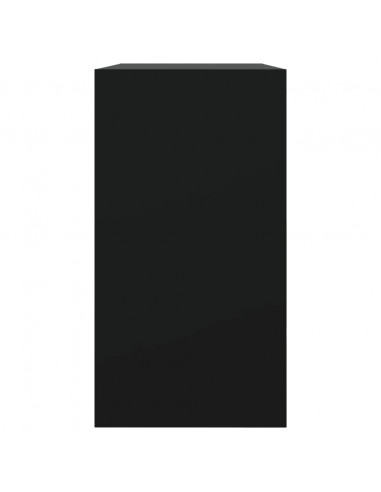 Scarpiera Nera 80x34x63 cm in Legno Multistrato