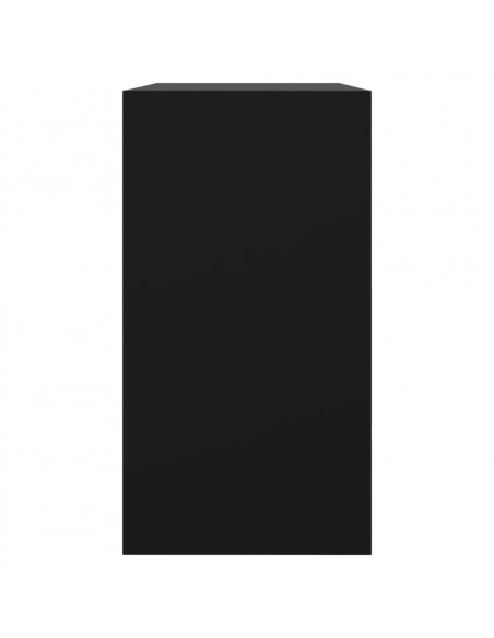 Scarpiera Nera 80x34x63 cm in Legno Multistrato