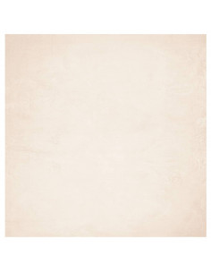 Tappeto a Pelo Corto HUARTE Morbido e Lavabile Beige 120x120 cm
