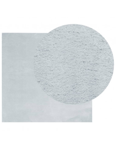 Tappeto a Pelo Corto HUARTE Morbido e Lavabile Blu 200x200 cm