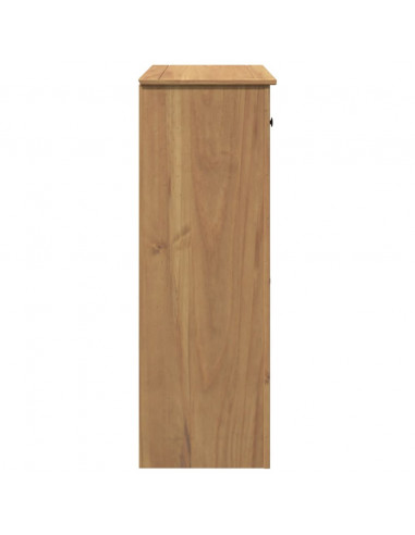 Scarpiera Panama 80x40x114 cm Legno Massello di Pino