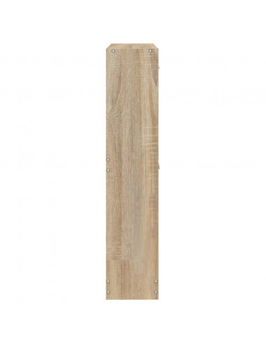 Scarpiera Rovere 59x17x81 cm in Legno Multistrato