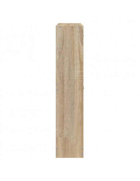 Scarpiera Rovere 59x17x81 cm in Legno Multistrato