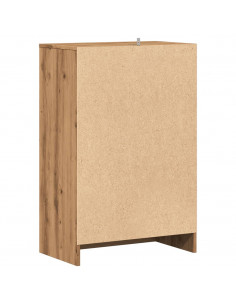 Scarpiera Rovere Artigianale 60x35x92 cm in Legno Multistrato