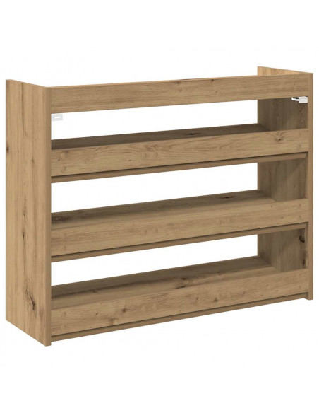 Scarpiera Rovere Artigianale 80x25x61,5 cm in Truciolato