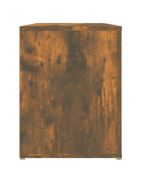 Scarpiera Rovere Fumo 100x35x45 cm in Legno Multistrato