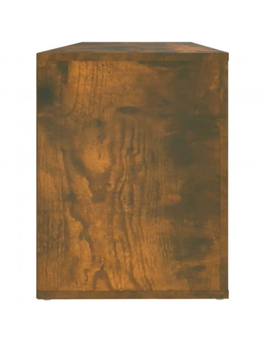Scarpiera Rovere Fumo 100x35x45 cm in Legno Multistrato