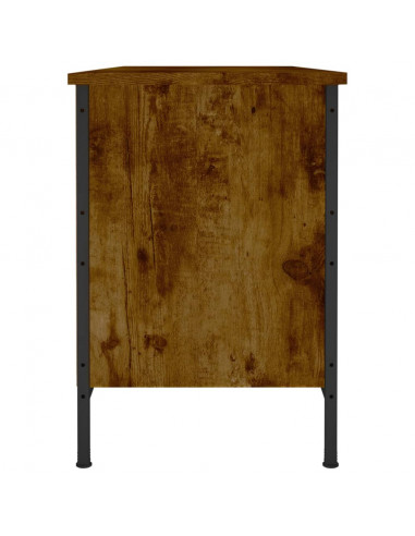 Scarpiera Rovere Fumo 100x35x50 cm in Legno Multistrato