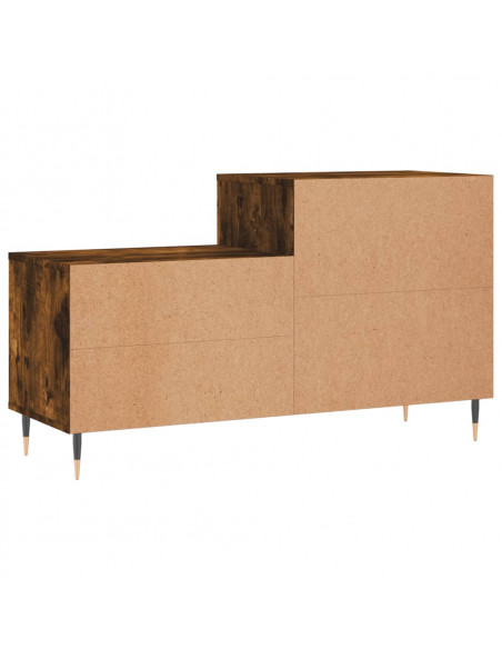 Scarpiera Rovere Fumo 102x36x60 cm in Legno Multistrato