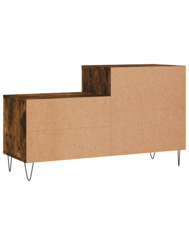 Scarpiera Rovere Fumo 102x36x60 cm in Legno Multistrato