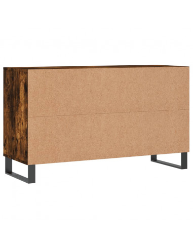 Scarpiera Rovere Fumo 102x36x60 cm in Legno Multistrato