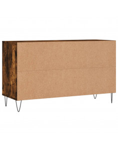 Scarpiera Rovere Fumo 102x36x60 cm in Legno Multistrato