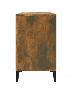 Scarpiera Rovere Fumo 102x36x60 cm in Legno Multistrato