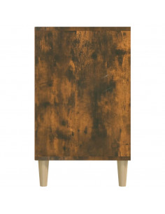 Scarpiera Rovere Fumo 102x36x60 cm in Legno Multistrato