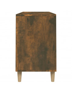 Scarpiera Rovere Fumo 102x36x60 cm in Legno Multistrato