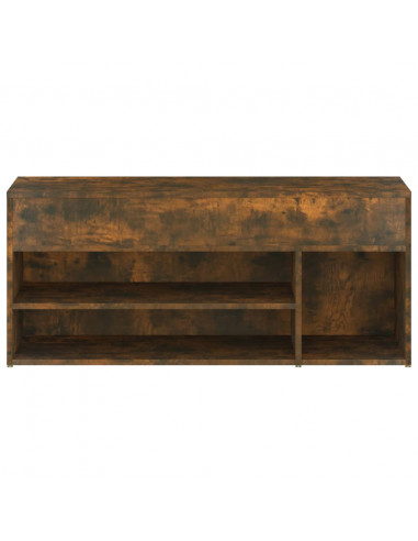 Scarpiera Rovere Fumo 105x30x45 cm in Legno Multistrato