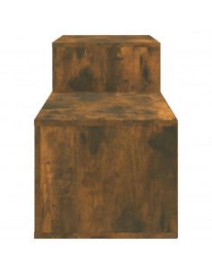 Scarpiera Rovere Fumo 150x35x45 cm in Legno Multistrato