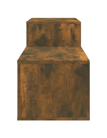 Scarpiera Rovere Fumo 150x35x45 cm in Legno Multistrato