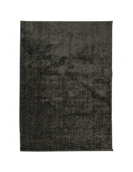 Tappeto a Pelo Lucido Lungo ISTAN Effetto Antracite 240x340 cm