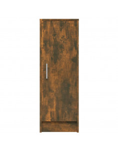 Scarpiera Rovere Fumo 32x35x92 cm in Legno Multistrato
