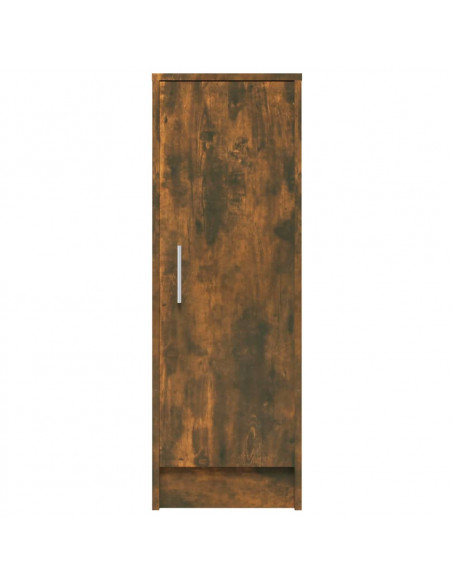 Scarpiera Rovere Fumo 32x35x92 cm in Legno Multistrato