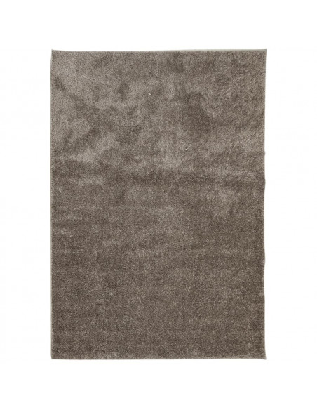 Tappeto a Pelo Lucido Lungo ISTAN Effetto Grigio 160x230 cm