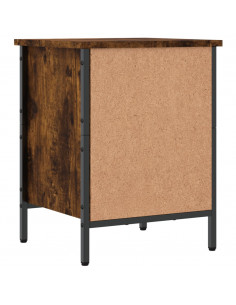 Scarpiera Rovere Fumo 38x35x50 cm in Legno Multistrato