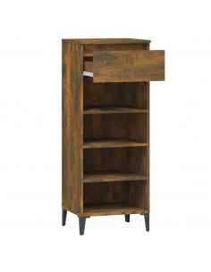 Scarpiera Rovere Fumo 40x36x105 cm in Legno Multistrato