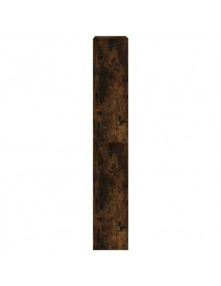 Scarpiera Rovere Fumo 60x21x125,5 cm in Legno Multistrato
