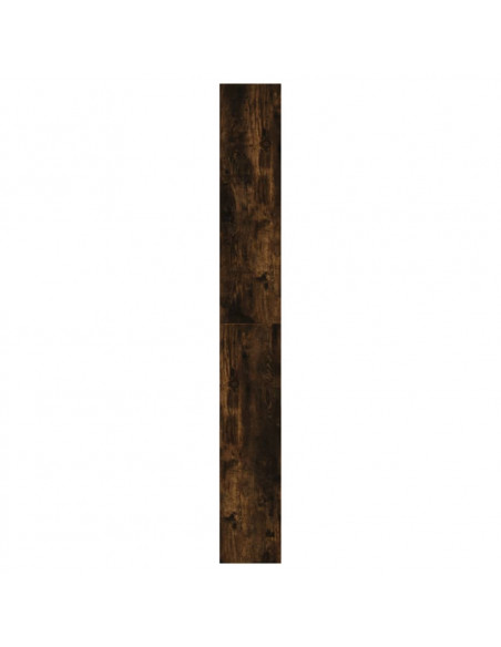 Scarpiera Rovere Fumo 60x21x163,5 cm in Legno Multistrato