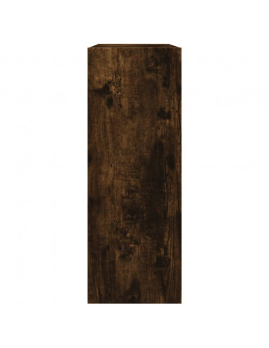 Scarpiera Rovere Fumo 60x21x57 cm in Legno Multistrato