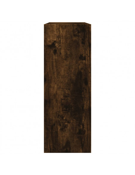 Scarpiera Rovere Fumo 60x21x57 cm in Legno Multistrato
