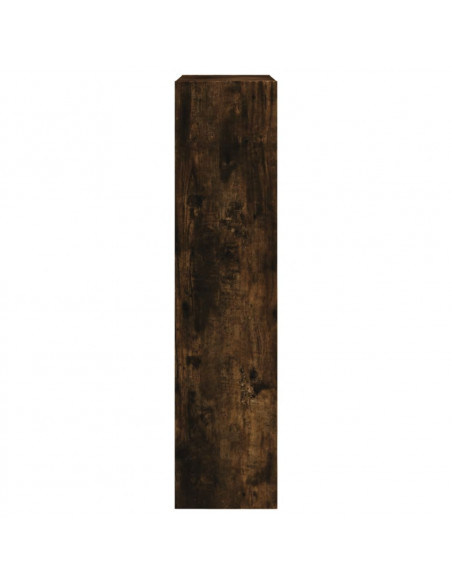 Scarpiera Rovere Fumo 60x21x87,5 cm in Legno Multistrato