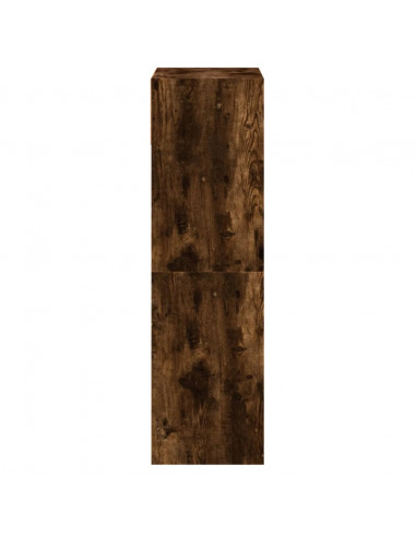 Scarpiera Rovere Fumo 60x34x116 cm in Legno Multistrato