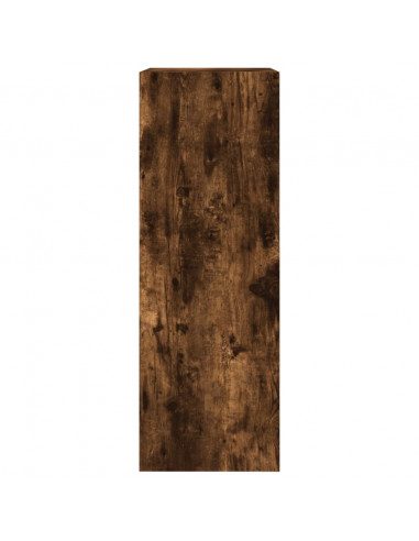 Scarpiera Rovere Fumo 60x34x96,5 cm in Legno Multistrato