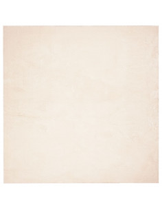Tappeto a Pelo Corto HUARTE Morbido e Lavabile Beige 160x160 cm