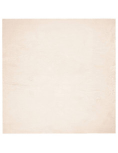 Tappeto a Pelo Corto HUARTE Morbido e Lavabile Beige 200x200 cm