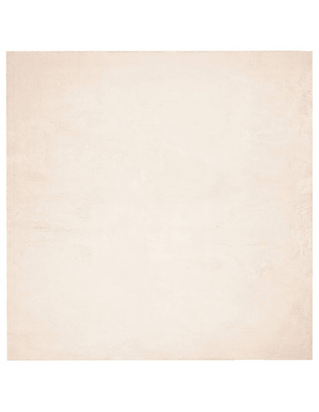 Tappeto a Pelo Corto HUARTE Morbido e Lavabile Beige 200x200 cm
