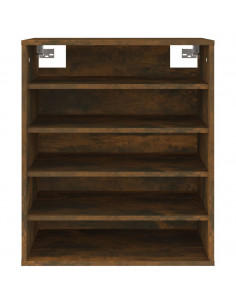 Scarpiera Rovere Fumo 60x35x70 cm in Legno Multistrato