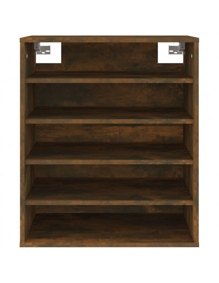 Scarpiera Rovere Fumo 60x35x70 cm in Legno Multistrato
