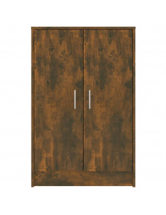 Scarpiera Rovere Fumo 60x35x92 cm in Legno Multistrato
